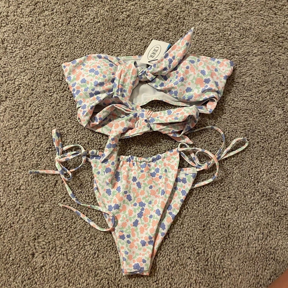 NWT CIDER tie bikini